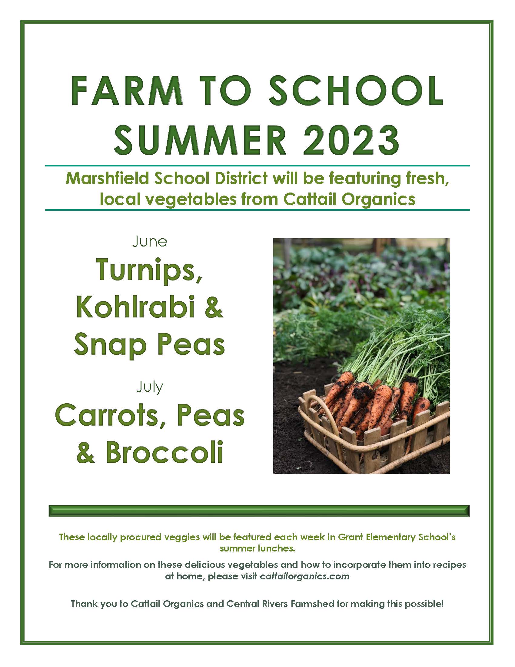 Farm to School Summer 2023